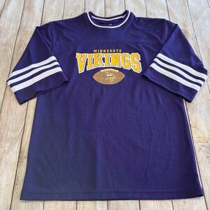 NFL‎ Vintage Minnesota Vikings Youth Large 16-18 Purple Jersey Shirt